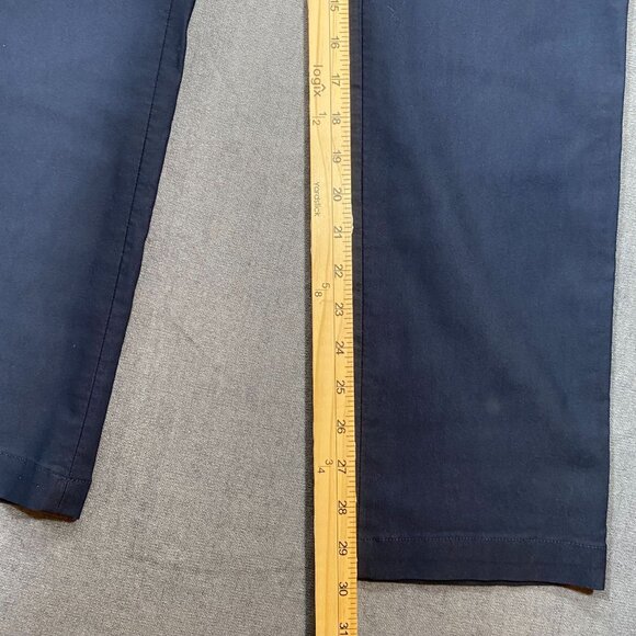 Perry Ellis Mens Slim Fit Navy Blue Dress Pants Size 30x30 Viscose & Polyester - Picture 13 of 14
